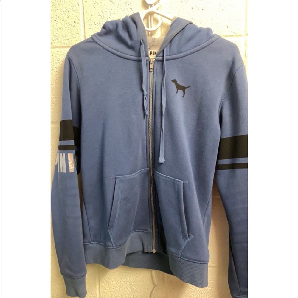 PINK fleece lined zip up